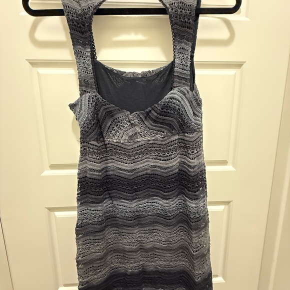 Free People. All You Ever Wanted Body-Con Dress. Black Lace. Size 8. - Picture 4 of 9